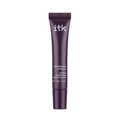 ITK Nourishing Lip Balm - Hydrate Dry, Chapped Lips with Shea Butter + Coconut Oil + Vitamin E - Moisturizes + Soothes Chapped Lips - Glossy, Fragrance Free, Clear, 0.2 Oz - Image 1