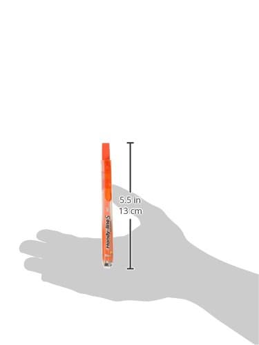 Pentel Handy-Line S Retractable and Refillable Highlighter, Chisel Tip, Orange Ink, Box of 12 (SXS15-F) - Image 2