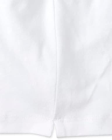 The Children's Place Girls' 2 Pack Basic Cartwheel Short, White, XX-Large - Image 2