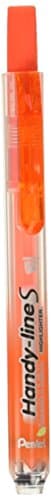 Pentel Handy-Line S Retractable and Refillable Highlighter, Chisel Tip, Orange Ink, Box of 12 (SXS15-F) - Image 1