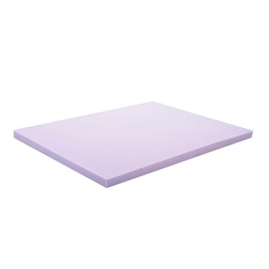 LUCID 3 Inch Lavender Infused Memory Foam Mattress Topper, Queen Size – Ventilated Design – Pressure Relieving Bed Topper - Mattress Pad – CertiPur Certified - Image 6