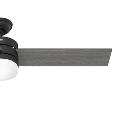 Hunter Fan 54 Inch Black Outdoor/Indoor Ceiling fan with Light and Remote for Porch, Living Room, Office, Kitchen (Renewed) - Image 9