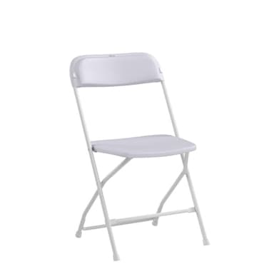 VINGLI 10 Pack White Plastic Folding Chair, Indoor Outdoor Portable Stackable Commercial Seat with Steel Frame 350lb. Capacity for Events Office Wedding Party Picnic Kitchen Dining - Image 5