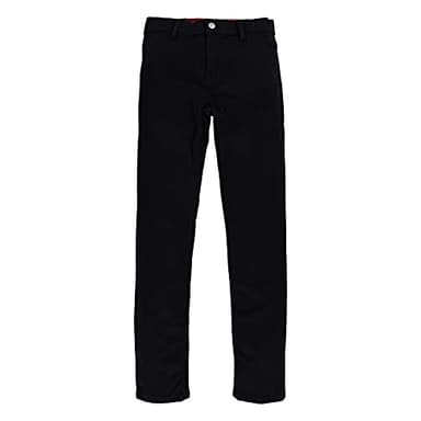 Levi's Boys' 502 Regular Taper Fit Chino Pants, Black, 12 - Image 1