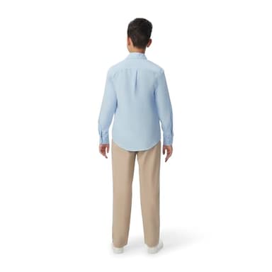 French Toast Boys Expandable Collar Dress With Long Sleeves (Standard & Husky) Button Down Shirt, White, 8 US - Image 5