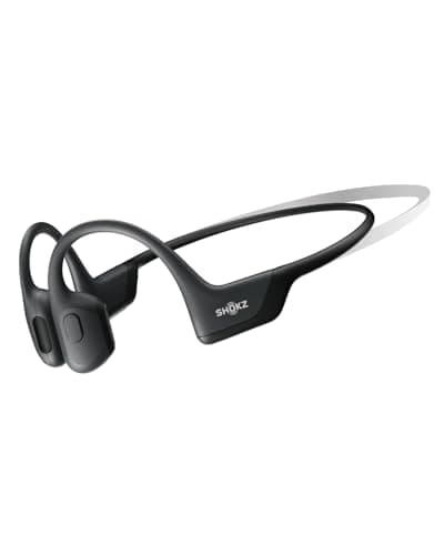 SHOKZ OpenRun Pro Mini- Open-Ear Bluetooth Bone Conduction Sport Headphones, Sweat Resistant Wireless Earphones for Workouts and Running with Premium Deep Base - Built-in Mic, with Hair Band, Black - Image 1