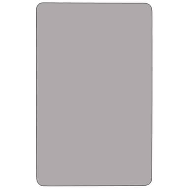 Flash Furniture 24''W x 48''L Rectangular Grey Thermal Laminate Activity Table - Standard Height Adjustable Legs - Image 6