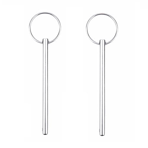 Thorn Ring - Grip Quick - Release Pins - 316 Stainless Steel Bimini Top Pin,1/4 inch Diameter,Overall Length 3.55 inch, Usable Length 3.1 inch,Boat Marine Hardware Ball Pin - Image 1
