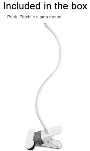 Baby Monitor Mount Compatible with Nanit Pro Smart Baby Monitor & Flex Stand ,Also for Cameras with 1/4 Screw Mount Flexible Long Gooseneck ArmBaby Camera Holder Stand Without Tools - Image 7