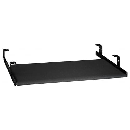 Bush Business Furniture Universal Keyboard Shelf, Desk Accessories for Home or Professional Office, Black - Image 1