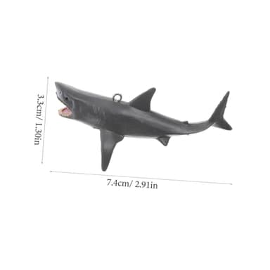 SUPVOX 6 Sets Floating Shark Aquarium Ornaments Cute Fish Tank Decorations for Underwater Landscapes PVC Fish Tank Accessories for Aquatic Environments - Image 6