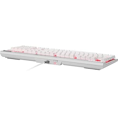 Corsair K70 PRO RGB Optical-Mechanical Gaming Keyboard - OPX Linear Switches, PBT Double-Shot Keycaps, 8,000Hz Hyper-Polling, Magnetic Soft-Touch Palm Rest - NA Layout, QWERTY - White - Image 3