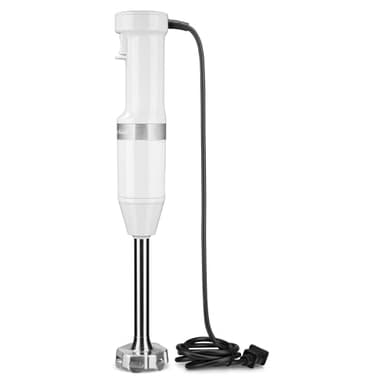 KitchenAid Variable Speed Corded Hand Blender with Accessories, White, KHBV83WH - Image 2