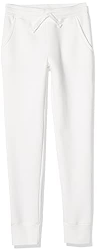 Amazon Essentials Toddler Girls' Sweatpants, White, 4T - Image 1