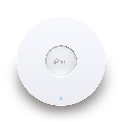 TP-Link EAP670 V2 Omada WiFi 6 Ultra- Slim AX5400 Wireless 2.5G Ceiling Mount Access Point Support Mesh, OFDMA, Seamless Roaming, HE160 & MU-MIMO SDN Integrated Cloud Access & Omada App PoE+ - Image 1