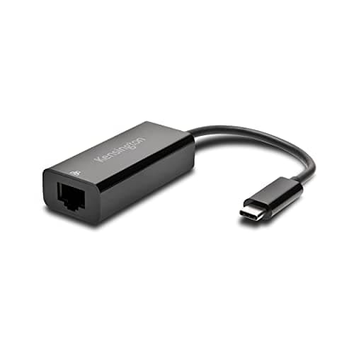 Kensington USB-C to Gigabit Ethernet Adapter (K33475WW),Black - Image 1