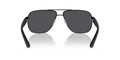 A|X ARMANI EXCHANGE Men's AX2012S Rectangular Sunglasses, Matte Black/Grey, 62 mm - Image 4