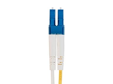 Monoprice Fiber Optic Cable - 2 Meter - Yellow | LC/UPC-LC/UPC, G657A1, Single Mode, Duplex, 2mm, PVC - Image 4