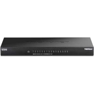 TRENDnet 16-Port Unmanaged 2.5G Desktop Network Ethernet Switch, TEG-S3160, 16 x 2.5Gb RJ-45 Ports, 80Gbps Switching Capacity, Ethernet Splitter, NDAA & TAA Compliant, Lifetime Protection, Black - Image 11