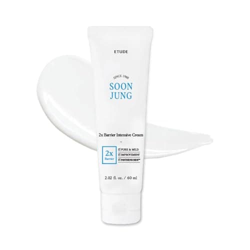 ETUDE SoonJung 2x Barrier Intensive Cream Original, Face Moisturizer, Shea Butter Hydrating Facial Cream for Sensitive Skin, Water-oil Balance & Panthenol, Korean Skin Care (2.02 Fl Oz) - Image 1