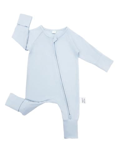 Bow Dream Baby Boy Romper Jumpsuit Bamboo Rayon Baby girl Clothes Baby Romper Clothing Newborn-24 Months Light Blue Universe Green Plaid 3-6 Months - Image 6