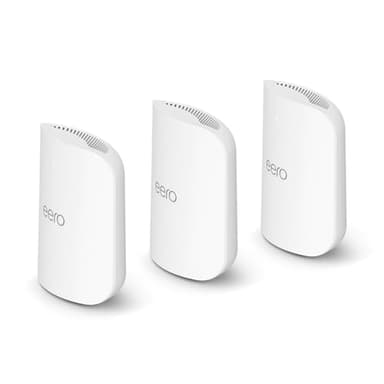 Amazon eero Pro 7 tri-band mesh Wi-Fi 7 router (newest model) - Supports internet plans up to 5 Gbps, Coverage up to 6,000 sq. ft., 3-pack - Image 1