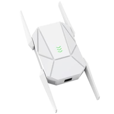 2025 AX1800 WiFi 6 Extender Signal Booster - Dual Band 2.4G/600Mbps & 5.8G/1200Mbps, WiFi Extender with Gigabit Port, 802.11AX Tech, 12999 Sq.Ft Long Range WiFi Repeater, Connects 100+ Devices - Image 1