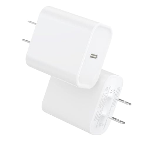 2Pack USB C Charger Block 20W, iGENJUN USB-C Power Adapter - iPhone Chargers with Fast Charging Capability, Type C Wall Charger for iPhone 17/17 Air/17 Pro Max/16 Series, Galaxy, Pixel, Pad - White - Image 1