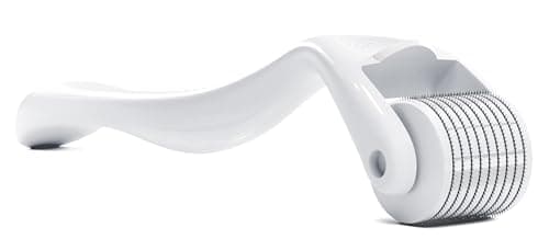 ROSELYNBOUTIQUE Derma Roller for Hair Beard Facial Skin Face 540 Microneedles At-Home Beauty Instrument White Holiday Gift for Men Women - Image 1