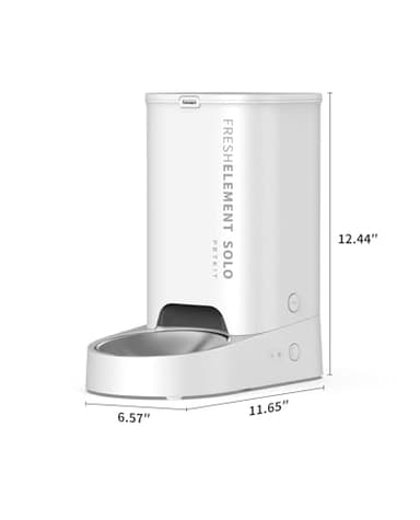 PETKIT Automatic Cat Feeder, 2.4G WiFi Automatic Dog Feeder, App Control Pet Food Dispenser with Triple Fresh-Lock System, Up to 10 Meals Per Day, Schedule Feeding, Food Shortage Alert, 3L Capacity - Image 9