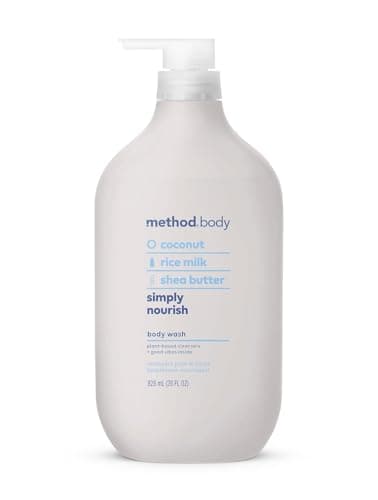 Method Body Wash, Simply Nourish, Paraben and Phthalate Free, Biodegradable Formula, 28 oz (Pack of 1) - Image 1