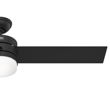 Hunter Fan 54 Inch Black Outdoor/Indoor Ceiling fan with Light and Remote for Porch, Living Room, Office, Kitchen (Renewed) - Image 8