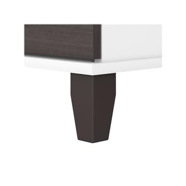 Bush Furniture 2 Drawer Lateral File Cabinet, Letter and Legal-Size Document Storage for Home or Professional Office, Somerset Collection, White and Storm Gray - Image 7