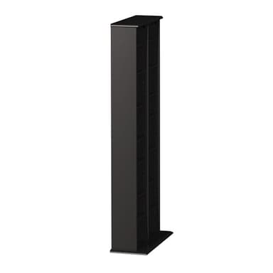 Prepac 2 Column Tall Cabinet Media Storage, 22" Wide, Black - Image 9