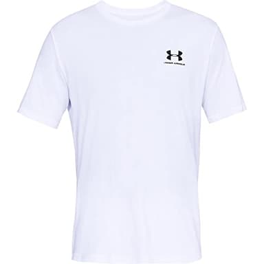 Under Armour Men's UA Sportstyle Left Chest Short Sleeve Shirt XLT White - Image 8