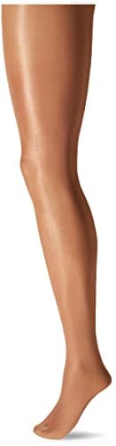 Danskin Women's Shimmery Footed Tight, Classic Light Toast, C - Image 1