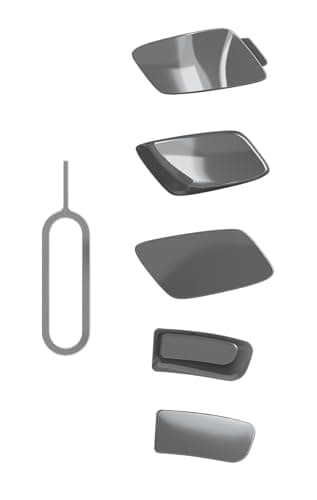 Glorious Gaming Model I 2 Wireless Gaming Mouse - Hybrid 2.4Ghz & Bluetooth, 75g Superlight, 9 Buttons (2 Swappable), RGB, PTFE Feet, MMO/MOBA/FPS, Long Battery Life, Side Thumb Rest - White - Image 9