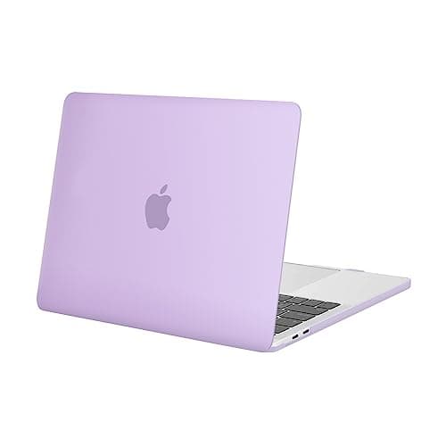 MOSISO Compatible with MacBook Pro 13 inch Case M2 2025, 2024, 2023, 2022-2016 A2338 M1 A2251 A2289 A2159 A1989 A1708 A1706 with/Without Touch Bar, Plastic Hard Shell Case Cover, Light Purple - Image 1