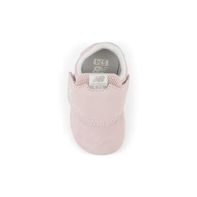 New Balance Baby Girls 574 V1 Hook and Loop Crib Sneaker, Crystal Pink/Shell Pink, 3 Infant - Image 5