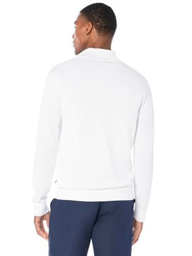 Nautica Men's Quarter-Zip Sweater, Bright White, XX-Large - Image 3