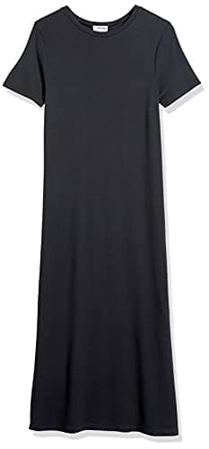 The Drop Women's Cora T-Shirt Midi Dress, Black, M - Image 6