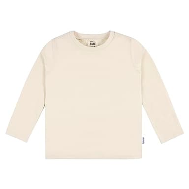 Gerber Baby Toddler 5-Pack Solid Long Sleeve T-Shirts Jersey 160 GSM, Natural, 18 Months - Image 2