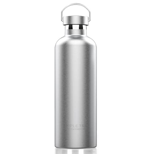 Triple Tree 34OZ Vacuum Insulated Stainless Steel Water Bottle, Double Wall Wide Mouth Lids Keeps beverage Hot or Cold Sweat Proof - Image 1