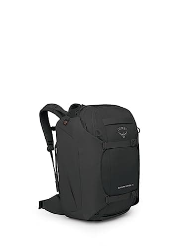 Osprey Sojourn Porter 46L Travel Backpack – Carry-On Compliant Luggage with StraightJacket Compression and Padded Laptop Sleeve – Secure, Durable Pack for International or Urban Travel, Black - Image 1