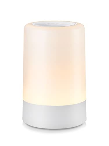 G Keni Nursery Night Light for Baby, Portable LED Touch Night Lamp for Kids and Adult, Breastfeeding, Sleep Aid, USB Rechargeable Nursing Lamp, Bedside Dimmable Warm Night Light, Soft Eye Caring - Image 1