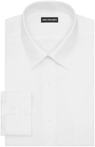 Van Heusen Men's Dress Shirt Fitted Poplin Solid - Image 5