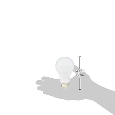 Amazon Basics Non-Dimmable LED Light Bulbs, Long Lasting, 9W, E26 Base, 5000K Daylight White, A19, 60W Equivalent, 24-Pack - Image 9