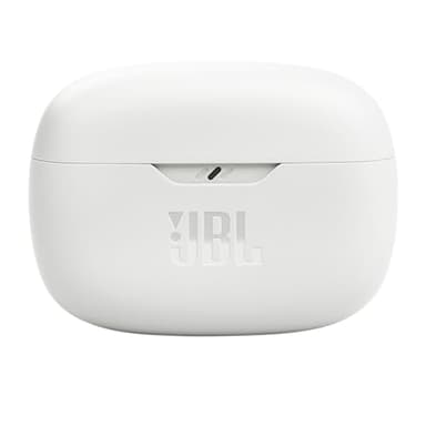 JBL Vibe Beam - True Wireless JBL Deep Bass Sound Earbuds, Bluetooth 5.2, Water & Dust Resistant, Hands-free call with VoiceAware, Up to 32 hours of battery life (White) - Image 3