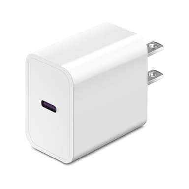 USB C Charger Block Dirsir for Apple Watch Series iPhone 17 16 15 Cube, iPad Chargers Box, iWatch Charge Brick, 20W Power Adapter Type C Fast Charging Plug 1-Pack White - Image 1