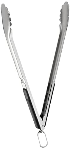 OXO Good Grips Grilling Tools, 3pc Set-Tongs, Turner Rest, Black - Image 3